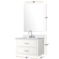 thumbnail image 6 of Bath Vanity - 30 In. W X 22 D, White Quartz, Included Collection Of Mirror & Faucet D With Quartz Countertop And Group, 6 of 6