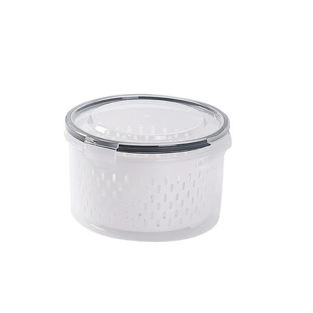 

Shpwfbe Fruit Vegetable Storage Containers For Fridge Draining Fresh Containers 3 In 1 Produce Savers Storage Containers Large Organizer Bins With Lid Colander kitchen gadgets