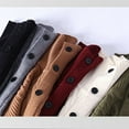 thumbnail image 2 of ShomPort Cable Knitted Cardigans for Mens Ribbed Cuff Long Sleeve Turn Down Comfort Sweaters Solid Color Trendy Coat with Pockets, 2 of 3
