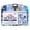 Shibori, variant on Tulip 5 Color One-Step Tie-Dye Kit Mega Bright Rainbow Dye in 8 fl oz bottles