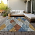 thumbnail image 6 of Addison Rugs Chantille Indoor/Outdoor Transitional Geometric Gray Washable Rectangle Rug, 8' x 10', 6 of 6