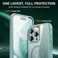 thumbnail image 5 of Case for iPhone 11,Decase Magnetic Translucent Shell,Support Wireless Charging & Magnetic Car Mount,Military Grade Drop Protection Matte Phone Cover,for iPhone 11 - blue, 5 of 6