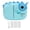 Blue, variant on NFTIGB Instant Print Camera 3 Inch IPS Touch Screen Front Rear Dual Lens 1080P 48MP Digital Camera Roseate