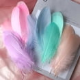 thumbnail image 4 of 50 Pcs Craft Feathers for Wedding Party Flower Arrangement, Diy Feathers for Hair Cat Stick, Clothing Craft Decoration, Kindergarten DIY Crafts Wedding Home Party Decoration Dream Catcher Supplies, 4 of 8