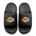 thumbnail image 2 of Unisex ISlide Black Los Angeles Lakers Primary Motive Slide Sandals, 2 of 5