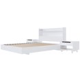 thumbnail image 1 of Nexera Harper Ensemble de Chambre à Coucher Plateforme Flottante 4 Pcs, Blanc, Double, 1 of 8