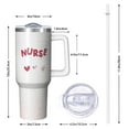 thumbnail image 2 of Retirement Gift 40oz Nurse Tumbler, Commemorative Stainless Steel Design, Celebrates a Career of Service, A Meaningful Present to Honor Their Journey, 2 of 5
