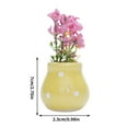 thumbnail image 3 of Aqestyerly Mini Magnetic Ceramic Vase for Fridge Decor, Succulent Plant Holder with 3D Side Magnet Design, 3 of 4