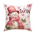 thumbnail image 1 of Funda de almohada de lino de Feliz Navidad, cubierta de cojín de sofá de 45x45cm, decoraciones navideñas de invierno para el hogar, árbol, ciervo, 1 of 4