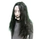 thumbnail image 2 of Máscara de bruja espeluznante con cabello largo y negro, cara de fantasma aterradora, 2 of 3