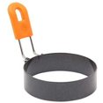 thumbnail image 5 of Juvale 4 Pack Egg Rings for Frying Eggs, English Muffins, Pancakes, Biscuits with Silicone Oil Brush - 3 Inches Egg Shaper Non-Stick, Heat-Resistant, Ideal for Breakfast Cooking and Camping, 5 of 9
