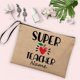 thumbnail image 1 of Estuche de lápices de arcoíris para profesores, bolsa de maquillaje personalizada con nombre, suministros de papelería de lino, bolsas de almacenamiento, Neceser de viaje, los mejores regalos qiuyongming unisex, 1 of 2