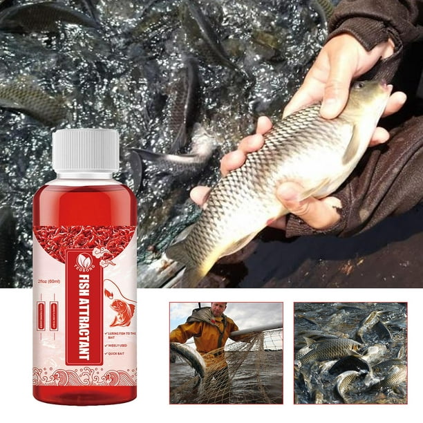Red Worm Liquid Bait, Fish Scent Bait Fish Additive, Concentrated Fishing  Lures Baits, Fish Bait Attractant Enhancer 
