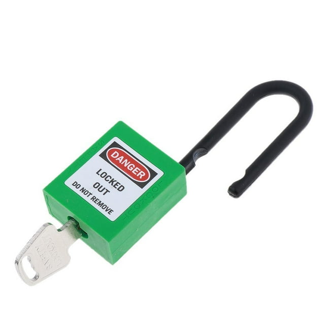 Baohd 1/2/3/5 Durable Vert Nylon 38mm Manille Sécurité Cadenas à Clé Style A 1 Pce