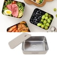 thumbnail image 4 of 304 Stainless Steel Lunch Box, 1200ml Sealed Food Prep Container With Lids, Metal BentoBox for Adults Office Camping Picnic Travel Work, 4 of 7