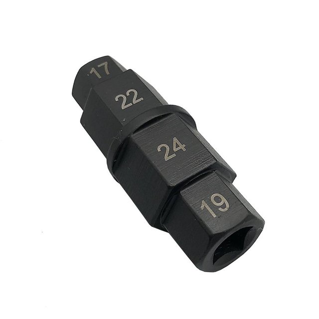 Motorcycle Hex Axle Tool, Qiilu Motorcycle Spindle Tool, Motorcycle Front Wheel Axle Hex Spindle Driver Removal Tool(1pc, Black)