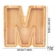 thumbnail image 3 of Hucha de madera personalizada con nombre y veintiséis letras en inglés., 3 of 5