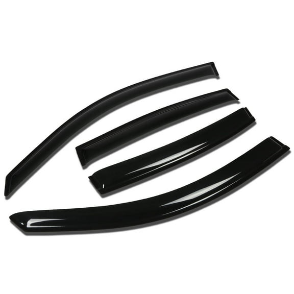 DNA Motoring WVS-214 For 2000 to 2005 Buick LeSabre 4pcs Window Vent Visor Deflector Rain Guard (Dark Smoke) 01 02 03 04