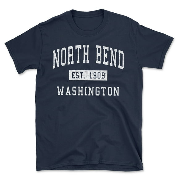 North Bend Washington Classic Established Men's Cotton T-Shirt