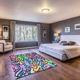 thumbnail image 1 of LaModaHome Non-Slip Rug Home Decoration Washable Mat Child Stain Resistant Living Room Kitchen Carpet - Size: 6,6X2,6ft(200X80cm), 1 of 5