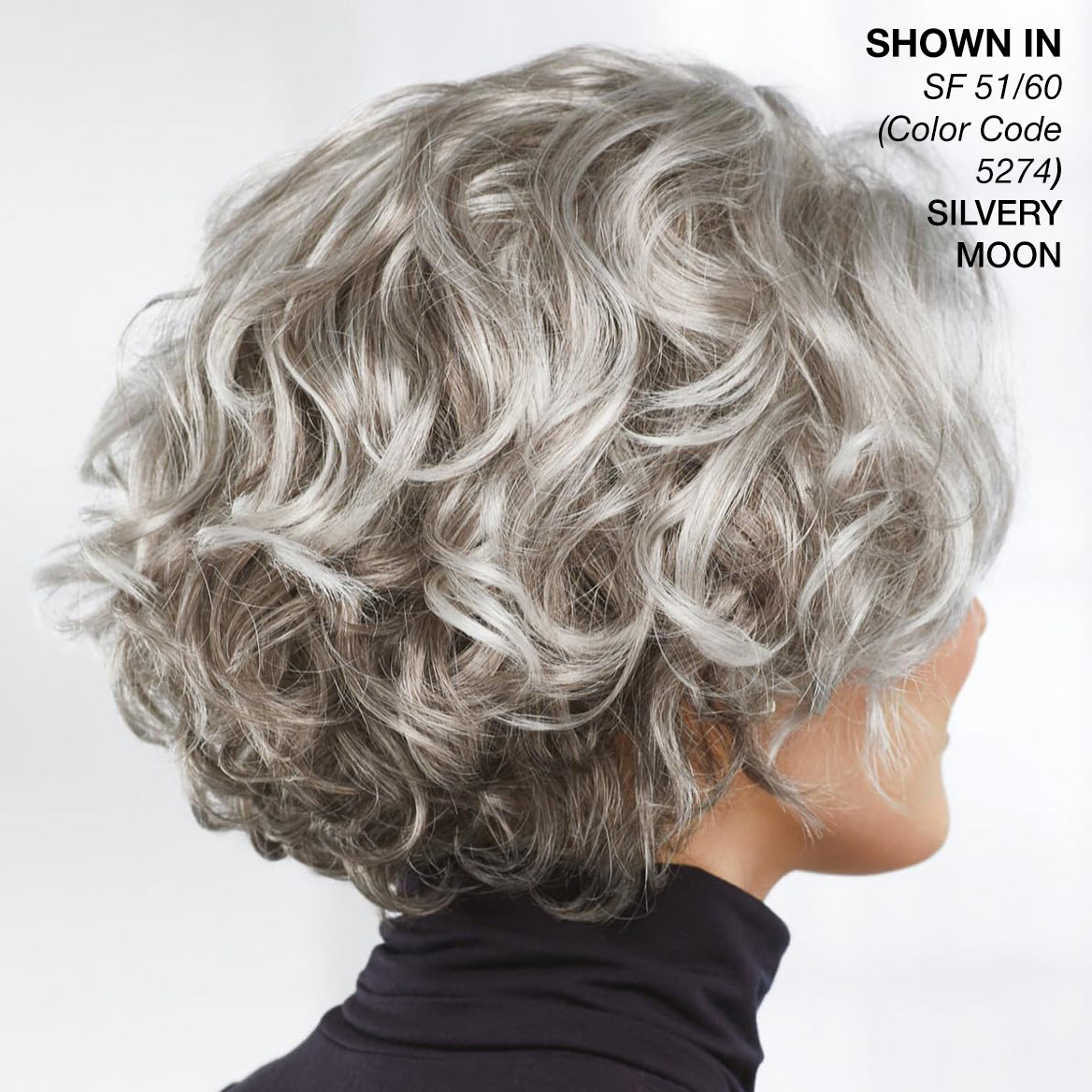 Paula Young Meryl WhisperLite Wig Stylish Mid-Length Bob Wig with Face-Framing Layers Of Loose Barrel Curls/Multi-tonal Shades of Blonde, Silver, Brown, and Red