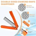 thumbnail image 5 of 2 Double-Sided Diamond Knife Sharpener/1 Retractable Diamond Sharpening Rod,Blade Sharpener Stone Pocket Knife Sharpener, 5 of 5