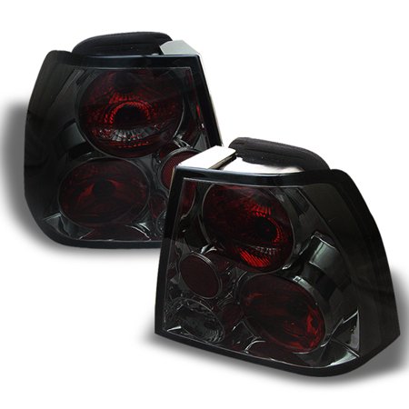 Volkswagen Jetta Tail Lamp Light - Fits 99-05 Volkswagen Jetta 4Dr Sedan Smoked Smoke Rear Tail Lights Brake Lamps