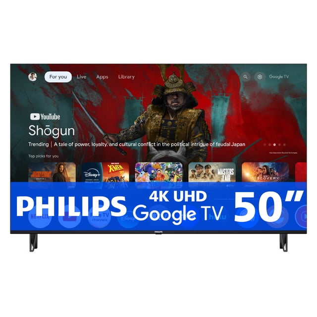 TV Philips 50 Pulgadas Google UHD LED 50PUL7552/F8