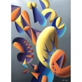 thumbnail image 2 of Wang, John Z. 11x14 Black Modern Framed Museum Art Print Titled - Zillusion V, 2 of 4