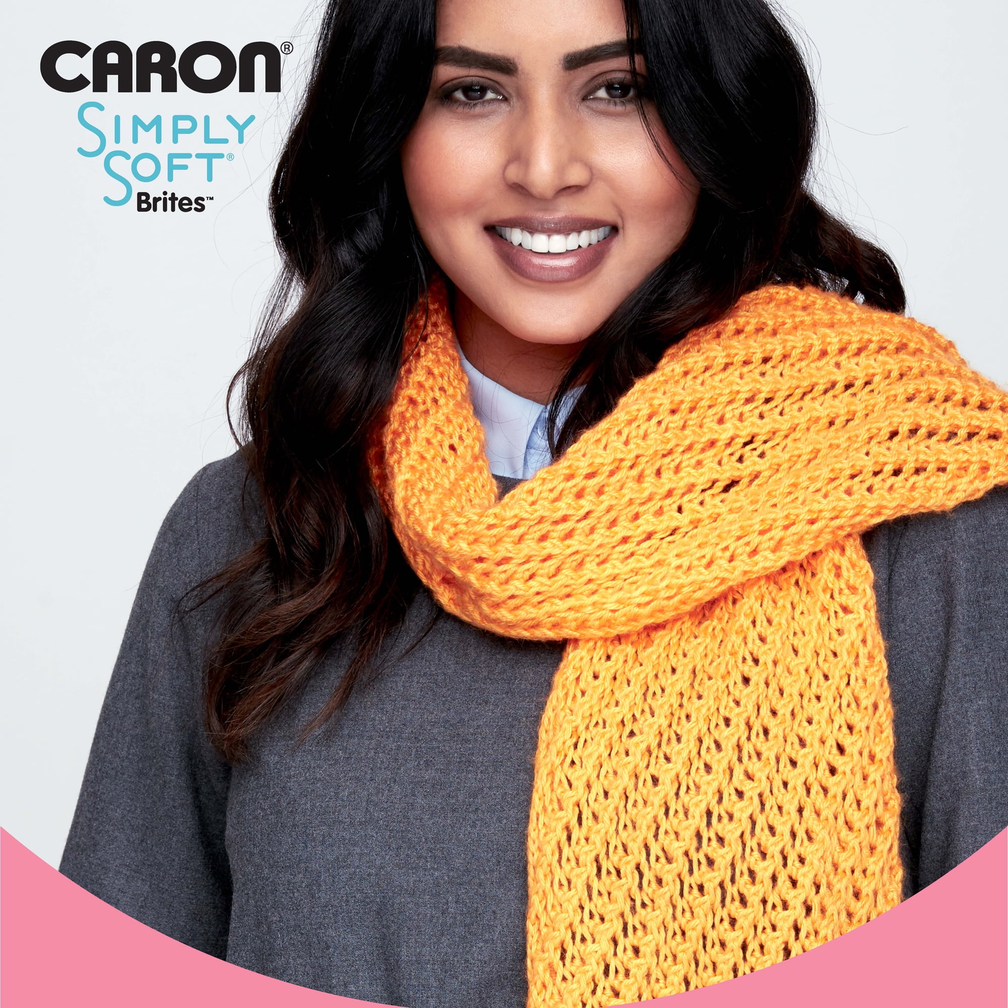 Caron® Simply Soft® Brites #4 Medium Acrylic Yarn, Grape 6oz/170g, 315 Yards (12 Pack)