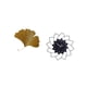 thumbnail image 5 of Esculturas de pared de hojas,Esculturas de pared de hierro forjado con hojas de ginkgo,Reloj de pared grande,Reloj de pared acrílico silencioso y sin tictac,Reloj de pared grande de, 5 of 8