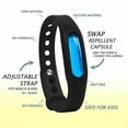 thumbnail image 4 of 5-pack anti-mosquito and insect repellent bracelet silicone wristband, 4 of 5