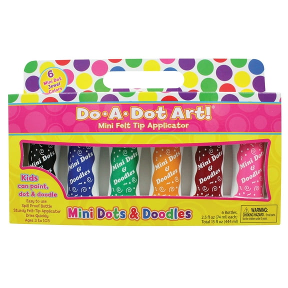 Do•A•Dot Art!™ Mini Jewel Tone Markers, 6 colors
