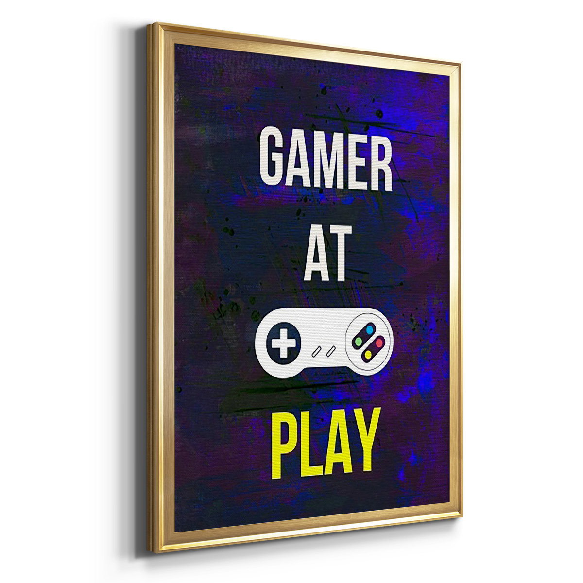 Gamer at Play VI Premium Framed Print, in Gold, Black, or Silver - Ready to Hang