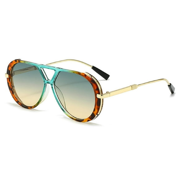 Lentes de sol mincl Piloto Sobredimensionados para Mujer y Hombre Verde