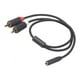 thumbnail image 4 of TPE 3.5mm Audio Estéreo a 2 Convertidores RCA 40cm Negro 3635F-04, 4 of 9