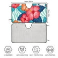 Hawaiian Exotic Tropical Hibiscus Flower in Summer Car Sun Shade