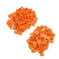 thumbnail image 3 of Ear Tag For Livestock, Soft  Safe Durable Ear Tags 100pcs TPU  For Breeding Population Prevention Control No Letters, Orange, 3 of 8
