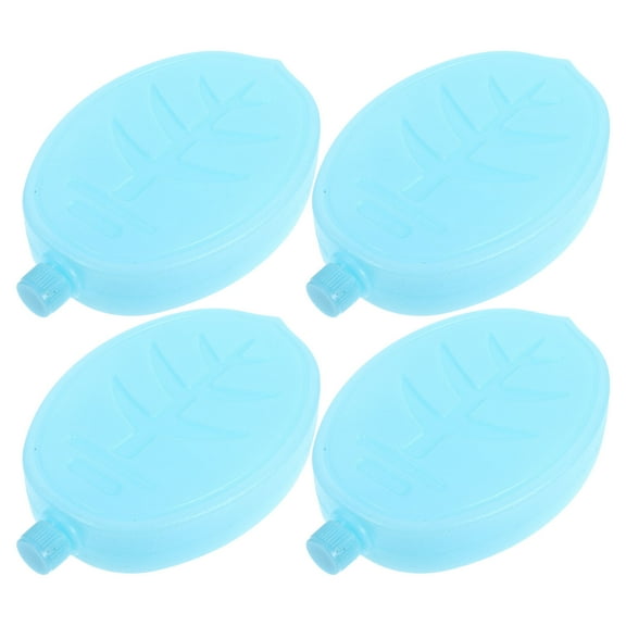 WORGEOUS 4pcs Reusable Ice Packs for Coolers Portable Cooling Box for Home Use Lunch Bag Ice Packs for Shipping Travel and Pet Feeders