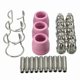 thumbnail image 2 of Welding Accessories Metalworking Plasma Set Soldering Torch Industrial 26pcs, 2 of 4