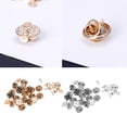 thumbnail image 2 of 20pcs Diy Brooch Round Clasps Pin Tie Tacks Blank Pins With Clutch Back Sliver, 2 of 3