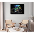 thumbnail image 3 of Cuadro Decorativo - Blue Sparks Cycle Racer, 3 of 3