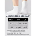 thumbnail image 7 of ShengRui Mens Multi-Pack Cotton Socks Thin Breathable Summer Comfort Low Cut Socks, 7 of 7