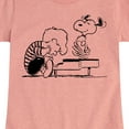 thumbnail image 3 of HYBRID APPAREL - Peanuts - Schroeder Snoopy - Toddler & Youth Girls Short Sleeve Graphic T-Shirt, 3 of 5