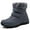 Gray, variant on Ecetana Cowboy Boots for Women Ankle Cowgirl Booties Pointed Toe Embroidery Western Short Boots