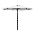 thumbnail image 2 of GARDEN 9 Ft Patio Umbrella w/ Round Resin Base Stand Included for Outdoor Shade, White, 2 of 7