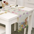 thumbnail image 4 of Easter Egg Bunny Table Runner Kitchen Table Decoration Table Cloth Pad Coffee Table Cloth Holiday Banquet Living Room Table Cloth (5), 4 of 7