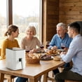 thumbnail image 5 of Dozzle 3QT Compact Digital Air Fryer, 400℉ Precision Heating, One-Touch Auto Shut-off, Nonstick Basket Dishwasher-Safe for Healthy Roast, Bake, Broil & Reheat, White, 5 of 7