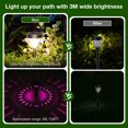 thumbnail image 3 of BLITZWILL 8Pack Solar Pathway Lights, LED Path Light Garden Lights Auto-on/off 5 Pattern Waterproof Solar Landscape Lights for Lawn Patio Yard Garden(Warm Light), 3 of 10