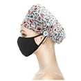 thumbnail image 4 of Multicolor with Sweatband Elastic Tie Polyester Unisex Surgical Cap Comfortable and Stylish Scrub Hat One Size, 4 of 7